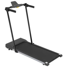Treadmills For Home, Treadmill With LED For Walking & Running (Option: Black)
