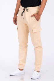 Cargo Jogger Sweats (Color: light blue, size: L)