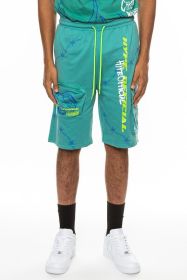 Weiv Hype Official Print Shorts (Color: SAGE, size: L)