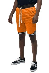 Solid Athletic Basketball Sports Shorts (Color: LIME, size: S)