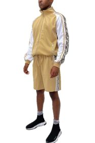 SNAKE SIDE SHORTS TRACK SET (Color: Red, size: 3XL)