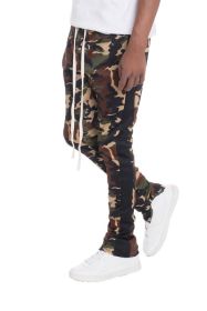 NEUTRAL BLACK CAMO TRACK PANTS (Color: Black, size: XL)